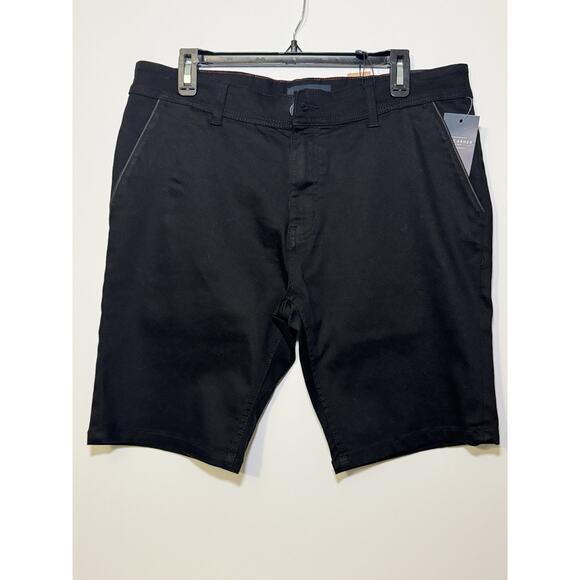 Marc Asher Men's Shorts Superior Stretch Slim Fit - Black - Size 36 - NWT - Picture 1 of 11
